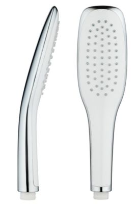 Douchette 1 jet chromée blanche Edouard Rousseau