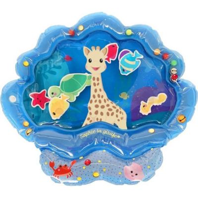 Vulli Tapis d'eau sensoriel Sophie la girafe TAPIS D'EAU SENSORIEL 450 x 500 mm pour bébé Bleu pour garçon - vue 4