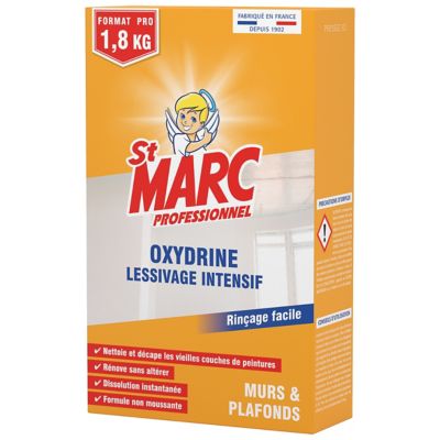 Lessive Oxydrine murs et plafonds St Marc Pro 1,8kg