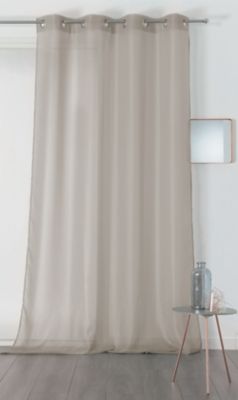 Voilage Chic intérieur L.350 x l.145 cm gris