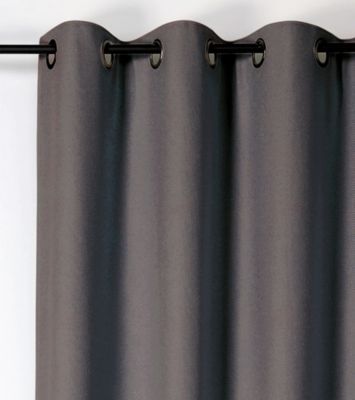 Rideau occultant thermique Boreal Linder marron taupe L.260 x l.140 cm