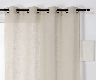 Voilage Véronica l.140 x H.240 cm beige