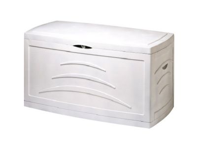 Coffre de jardin 310L Serena blanc