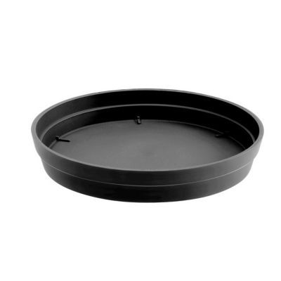 Soucoupe pot Zen en polypropylène gris foncé ø 34,5 cm