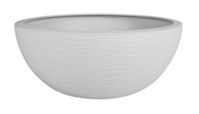 Vasque polypropylène EDA Graphit up blanc Ø 40 x h.16,5 cm