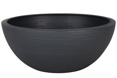 Vasque polypropylène EDA Graphit up anthracite Ø 30 x h.12 cm