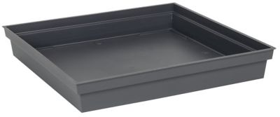 Soucoupe pour pot anthracite 40 x 40 cm