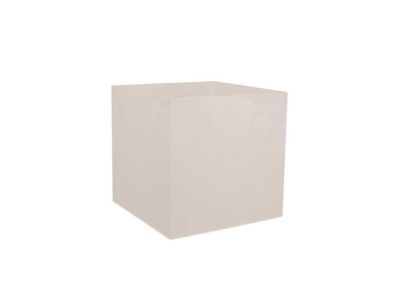 Pot de fleurs Carré 40 cm EDA Volcania 31 IntérieurExtérieur Décor Pierre 395 x 395 x H 435 cm Calcaire - vue 2