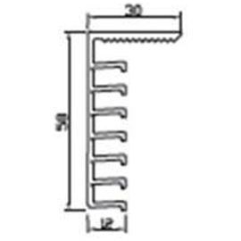 Habillage Grosfillex réglable 30 x 57mm 1 x 2,50m