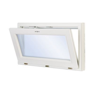 Fenêtre pvc 1 vantail abattant GROSFILLEX blanc - 60 x h.45 cm