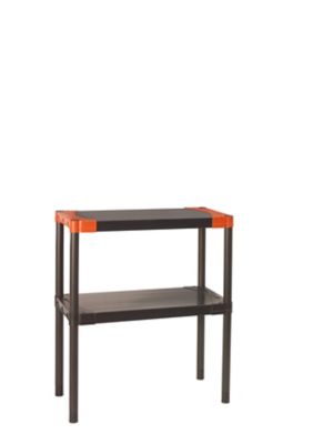 Étagère en résine 2 tablettes Grosfillex Modulopro H. 86 x L. 90 x P. 40 cm