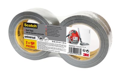 Toile de réparation Scotch grise, 48mm x 25 m - 2 rouleaux