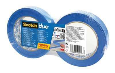 2 Rubans de Masquage premium Multi-Surfaces ScotchBlueâ¢ Bleu 24 mm x 41 m
