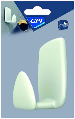 Patère design GPI blanc