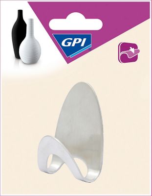 Crochet oval GPI moyen modèle métal inox