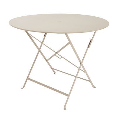 Table de jardin Bistro ø96 cm brun noisette