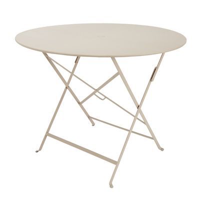 Table de jardin Bistro ø96 cm brun noisette