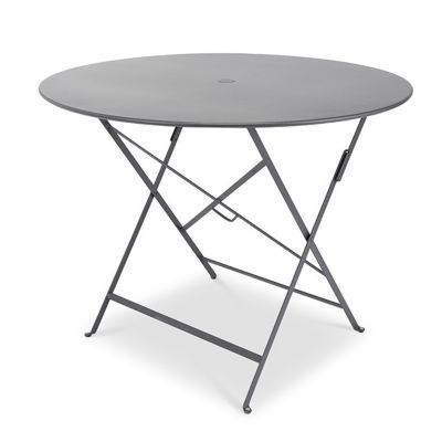 Table de jardin Bistro ø96 cm carbone