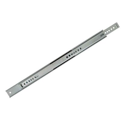 2 coulisses billes latérales Diall acier zingué L.310 x h.27 mm