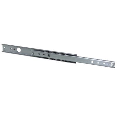 Coulisses à billes pour tiroirs en acier zingué DIALL L.34,2 cm