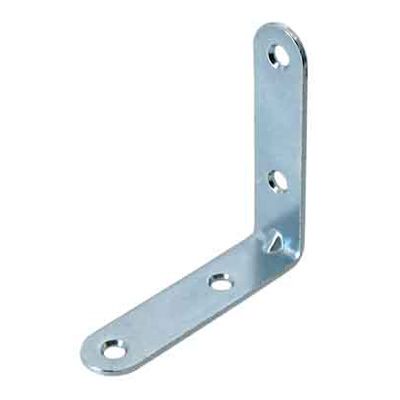 Equerre de chaise Diall acier zingué 80 mm