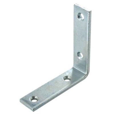 Equerre de renfort acier zingué 100 mm Vynex