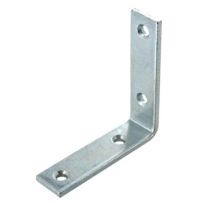 Equerre de renfort acier zingué 140 mm Vynex