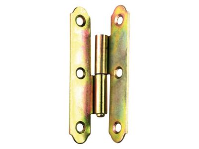 Paumelle espagnole droite bichromatée 70 x 40 mm