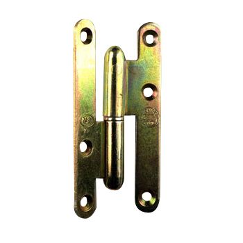 Paumelle droite bronze 110 x 55 mm