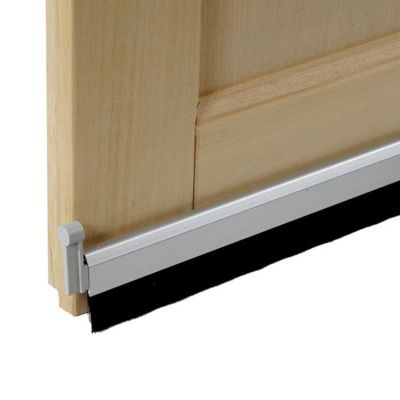 Bas De Porte Pivotant Lisse Plasto Brun 93 Cm Castorama