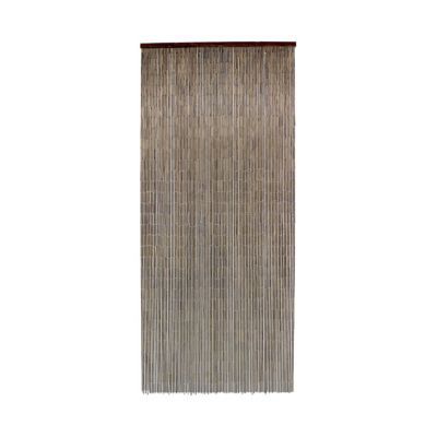 Rideau de porte bambou acajou 90 x 200 cm