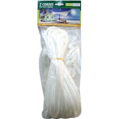 Lot de 2 cordes pour voile d'ombrage Morel