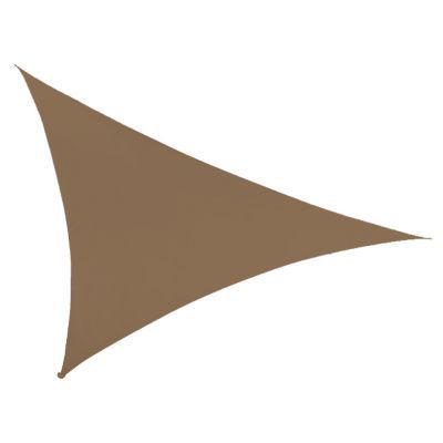 Image of Voile d'ombrage triangle MOREL brun havane 500 cm 3110060007578_CAFR