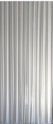 Rideau de porte gris/blanc 90 x 220 cm