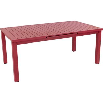 Table en aluminium extensible 8 à 10 personnes Santorin Terracotta