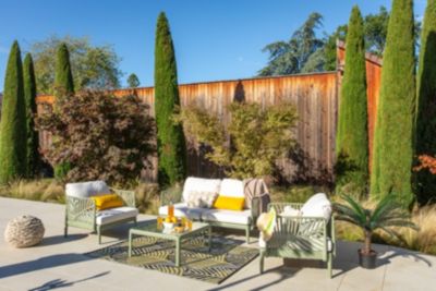 HENDERSON – Salon de jardin 4 places en polypropylène - vue 2