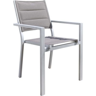 Fauteuil de jardin en aluminium empilable Ibiza - vue 2