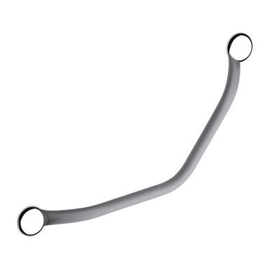 Barre de redressement coudée en inox gris Godonnier Soft 135°