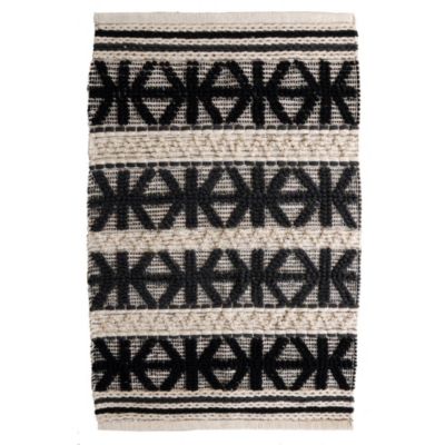 Tapis ethnique rectangulaire en coton 60x90cm, Dylrev