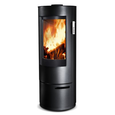 Poêle à  bois en acier Supra Chloé blanc 6 kW