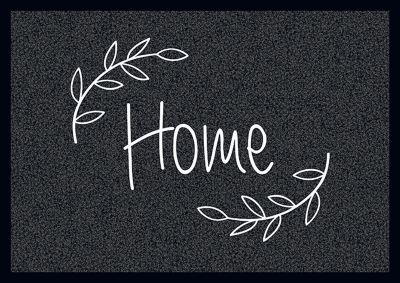 Tapis d'entrée absorbant en polyamide imprimé home chat L.60 x l.40 cm