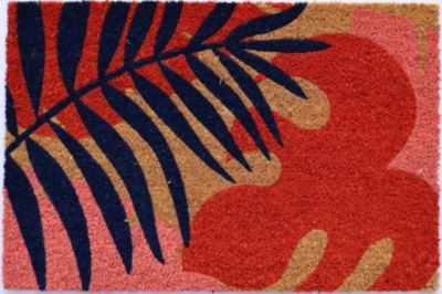 Tapis coco imprimé jungle cotta L.60 x l.40cm