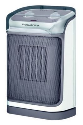 Chauffage d'appoint mobile soufflant Rowenta Mini excel Aqua Safe blanc/marron/beige 1000/2000W