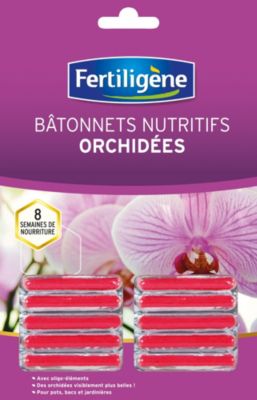 Bâtonnets pour orchidées Fertiligène (x 10)