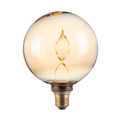 Ampoule LED à filament ADN globe E27 110lm 3,5W blanc chaud ?13,5 cm ambrée