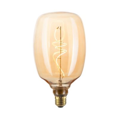 Ampoule LED E27 ovale Zepelin à filament ambrée Ø22cm 265lm blanc chaud Girard Sudron