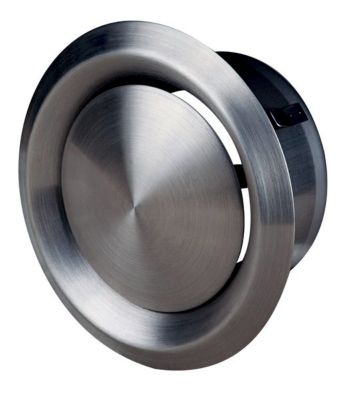 Bouche d'aération réglable inox Ø 125mm Autogyre