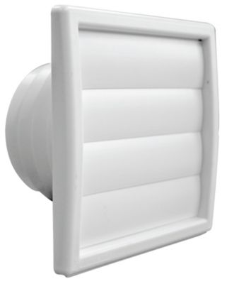 Clapet extérieur blanc Ø 100 à 130 mm