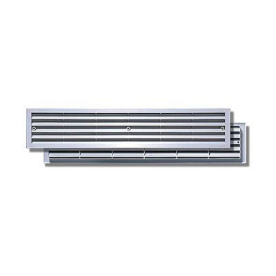 Grille d'aération double pour bas de porte blanche Autogyre