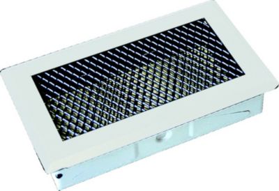 Grille d'air chaud blanc 320 x 172 mm DMO